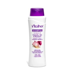 Shampoo Vitalher Cebolla, Ajo y Romero